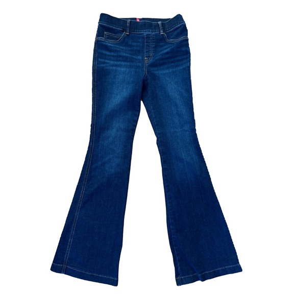 Spanx Flare Pull-On Jeans Size S | Shaping Stretch High Rise Denim Pant - Picture 1 of 8